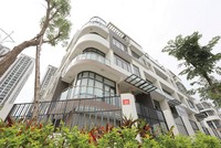 Nhà phố Mon Streets có vị trí rất đắc địa tại Mỹ Đình, Ảnh: Dũng Minh 