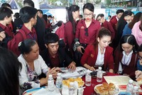 Một trong các buổi mở bán đất nền Long Thành của Alibaba