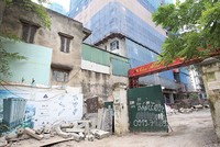 Công ty cổ phần Đầu tư và Xuất nhập khẩu Mỹ Sơn liên tục bị nhắc nợ tiền sử dụng đất tại dự án 62 Nguyễn Huy Tưởng. Ảnh: Dũng Minh