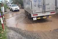 Đường vào Khu dân cư Vĩnh Lộc