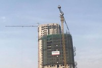 Khu cao tầng của dự án đang bước vào giai đoạn hoàn thiện