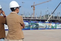 Nhiều dự án bất động sản lớn đang được đầu tư tại Vân Đồn. Ảnh: Việt Dương