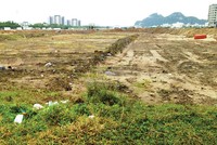 Dự án Saphia mặc dù chưa hoàn tất các hạng mục hạ tầng, nhưng vẫn tạo ra sức hút lớn với nhà đầu tư. Ảnh: Ngọc Tân