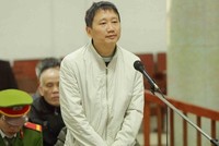 Bị cáo Trịnh Xuân Thanh nói lời sau cùng tại tòa hôm 3/2. Ảnh: TTXVN