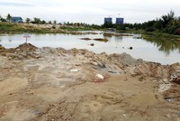 Một đoạn sông Cổ Cò trước đây đã bị bồi lấp