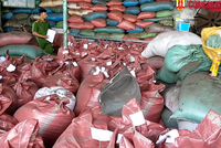 Cơ sở cà phê nhuộm pin của bà Nguyễn Thị Thanh Loan tại Đắk Nông bị phát hiện