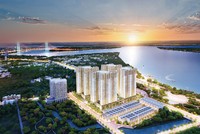 Q7 Saigon Riverside Complex sở hữu vị trí ngay mặt tiền đường Đào Trí và trước mặt là dòng sông Sài Gòn mênh mông xanh mát