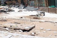 Mặt bằng ngổn ngang tại dự án Ngoại giao đoàn