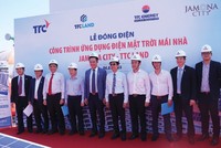 Công trình NOXH Jamona City do TTC Land phát triển với quy mô hơn 1.000 căn hộ sử dụng “Năng lượng xanh” điện mặt trời