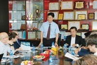 Lãnh đạo Phát Đạt tiếp phái đoàn thương vụ Ý đến thăm và làm việc với Công ty