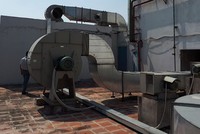 Trên tầng thượng của tòa T1, Công ty Phúc Hà đã cho xây dựng các căn hộ thông tầng (với tầng 25) theo dạng penthouse để bán. Ảnh: Nhất Nam