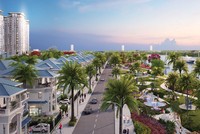 Phối cảnh công viên ven sông The Long Park dài 3,4 km tại Khu đô thị Vạn Phúc