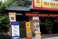 Một phần Dự án 201 Trường Chinh biến thành điểm bán bia hơi