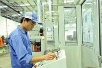 Nhà máy sản xuất bình nóng lạnh Ariston tại Bắc Ninh. Ảnh: Đức Thanh