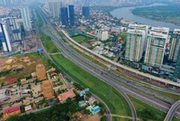 Tuyến metro Bến Thành - Suối Tiên được triển khai đã kéo theo hàng loạt dự án bất động sản mọc lên dọc 2 bên. Ảnh: Lê Toàn