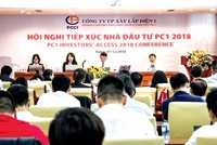 PCC1 trúng nhiều gói thầu lớn trong các dự án nhà máy điện gió, điện mặt trời, tổng giá trị hợp đồng ký mới năm 2018 trên 3.300 tỷ đồng.