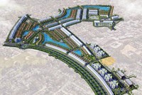 Mô hình Dự án Khu đô thị Nam Minh Phương của Licogi 14 đang bị chậm tiến độ.