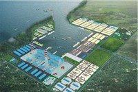 Phối cảnh cảng Mỹ Thủy