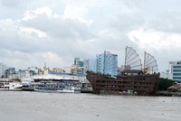 Kinh doanh hành khách tàu biển tại khu cảng Nhà Rồng - Khánh Hội mang lại lợi nhuận tương đối cho Cảng Sài Gòn. Ảnh: Đ.T