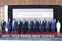 Thủ tướng Chính phủ Nguyễn Xuân Phúc dự Đối thoại giữa các Nhà lãnh đạo kinh tế APEC với Quỹ Tiền tệ quốc tế tại APEC 2018.