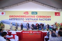 Sau khi hoàn thành nhà máy Artpresto Việt Nam sẽ hoạt động với công suất gần 40 triệu sản phẩm/năm. Dự án nhà máy Artpresto Việt Nam có tổng mức đầu tư 5 triệu USD.