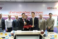 Lễ ký kết hợp đồng tín dụng với giữa Công ty cổ phần Năng lượng Vĩnh Hảo 6  và HDBank