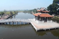 Đền Hát Môn nằm tại huyện Phúc Thọ (Ảnh: Internet)