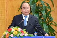 Chia sẻ về tầm nhìn quốc gia năm 2045, Thủ tướng Chính phủ mong muốn Việt Nam trở thành một quốc gia phồn vinh, hạnh phúc, gia nhập nhóm các quốc gia có thu nhập cao.