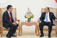 Thủ tướng Nguyễn Xuân Phúc tiếp ông Roongrote Rangsiyopash, Chủ tịch kiêm Tổng Giám đốc Tập đoàn SCG