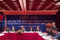 Toàn cảnh Diễn đàn Báo chí – cầu nối doanh nghiệp và Chính phủ