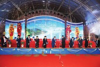 Khởi công Dự án Đường cao tốc Vân Đồn - Móng Cái (Quảng Ninh), với vốn đầu tư 11.195 tỷ đồng. Ảnh: Thanh Sơn