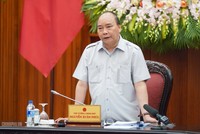 Thủ tướng Chính phủ Nguyễn Xuân Phúc phát biểu tại cuộc họp
