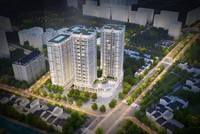  Tổng mặt bằng cảnh quan dự án.