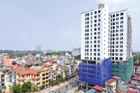 Nhà số 8B - Lê Trực (Hà Nội), một điển hình sai phạm trong quy hoạch.