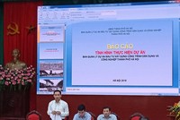 Ông Lê Văn Bính thông tin tại buổi họp báo