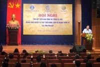 Thứ trưởng Bộ Nông nghiệp và Phát triển Nông thôn Nguyễn Hoàng Hiệp phát biểu tại sự kiện.