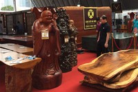 Có những phản gỗ bị nứt, vát góc vào tay thợ gỗ lành nghề lại trở thành sản phẩm đắt tiền. Ảnh: Nhất Nam  