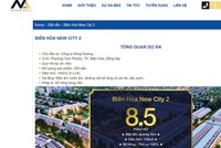 Quảng cáo dự án Biên Hòa New City 2 của Công ty Mekong Nam Á nhái dự án Biên Hòa New City của Hưng Thịnh Corp