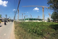 Dự án Vinhomes Grand Park đang được rầm rộ thi công và dự kiến ra hàng vào tháng 9 tới. Ảnh: Trọng Tín