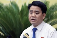 Ông Nguyễn Đức Chung phát biểu tại phiên chất vấn của HĐND TP Hà Nội chiều 9/7