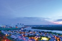 Bất động sản khu Nam từng là tâm điểm của thị trường TP.HCM với hàng loạt dự án lớn. Ảnh: Gia Huy