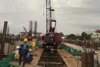 Cần cẩu sập đã được khắc phục.