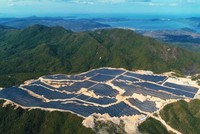 Một dự án điện mặt trời tại tỉnh Phú Yên. Ảnh: ST