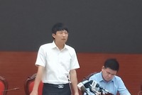 Ông Trần Việt Hà thông tin tại buổi giao ban báo chí