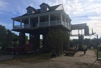 Hệ thống giúp nâng cả một ngôi nhà nặng 100 tấn lên 10m để chống ngập lụt