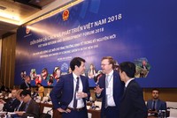 Thông qua VRDF, các đối tác quốc tế đề xuất nhiều giải pháp giúp Việt Nam phát triển. Ảnh: Đức Thanh