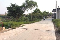 Công trình đường giao thông thôn Sơn Thanh (xã Sơn Hà, huyện Phú Xuyên) không đảm bảo chất lượng theo hồ sơ thiết kế.