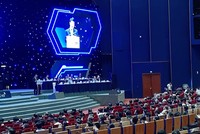 Bộ trưởng Bộ Thông tin và Truyền thông Nguyễn Mạnh Hùng phát biểu tại Diễn đàn.