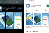 AirVisual đã trở lại trên kho ứng dụng tại Việt Nam