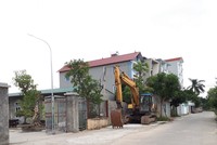 Đất ở trong dân thuộc các xã Hải Bối, Vĩnh Ngọc gần dự án thành phố thông minh không có để giao dịch. Ảnh: Kim Đức 